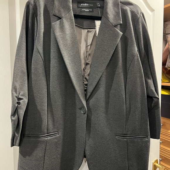 Dark Grey Torrid Blazer - Picture 1 of 4